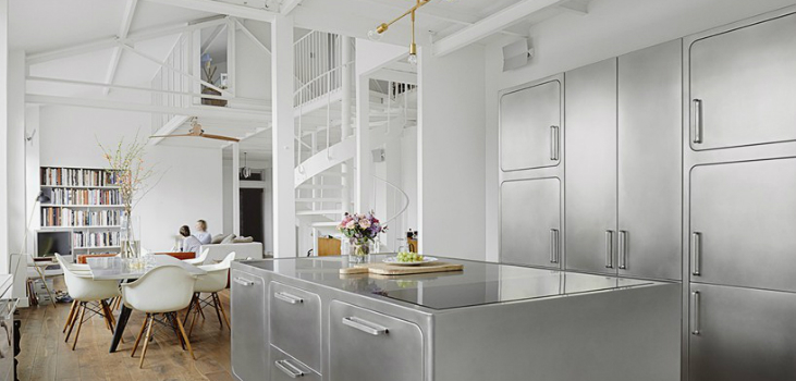 Room of the Week: Industrial Kitchen in Romantic Paris