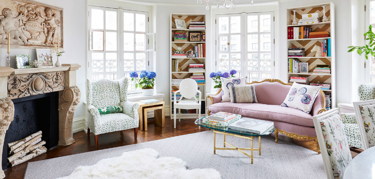 Room of the Week: Pastel Living Room in Dreamy Paris