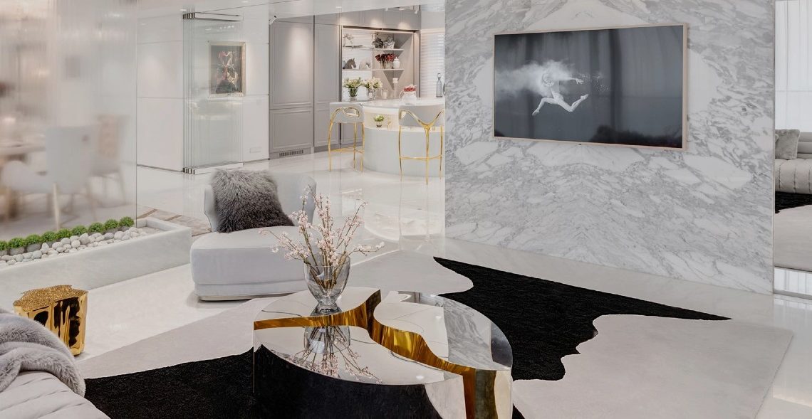 Take A Look At This White and Gold Trendsetting Home Design and Be Inspired