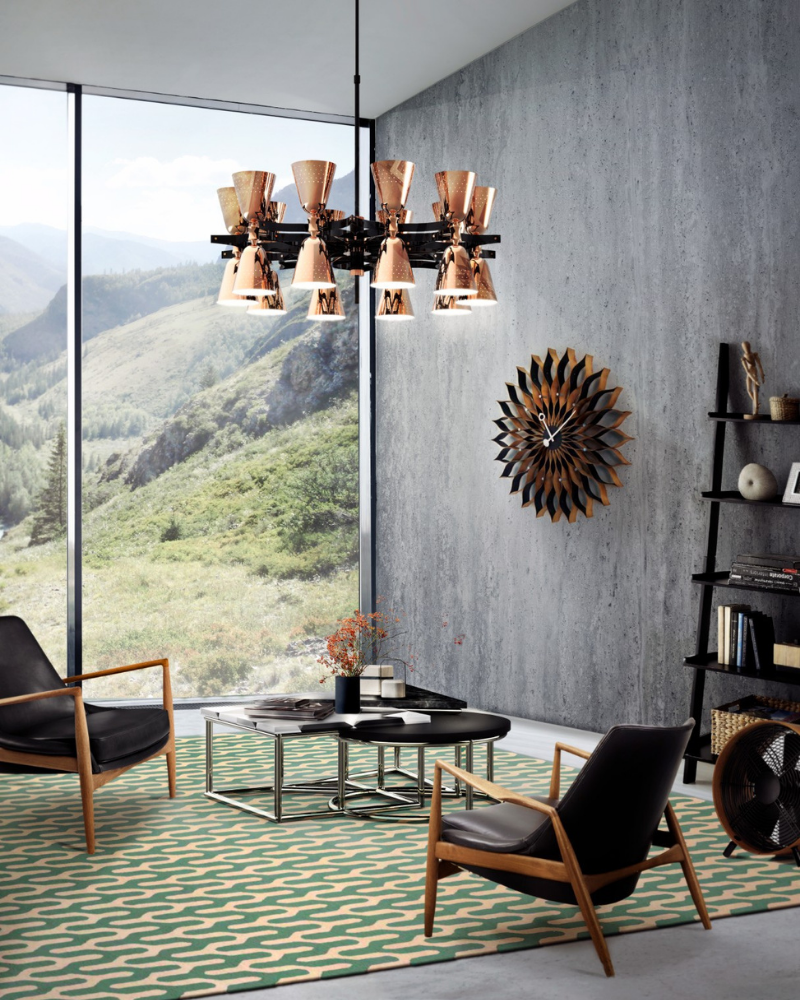 How A Mid-Century Chandelier Can Elevate Your Living Room Decor_6